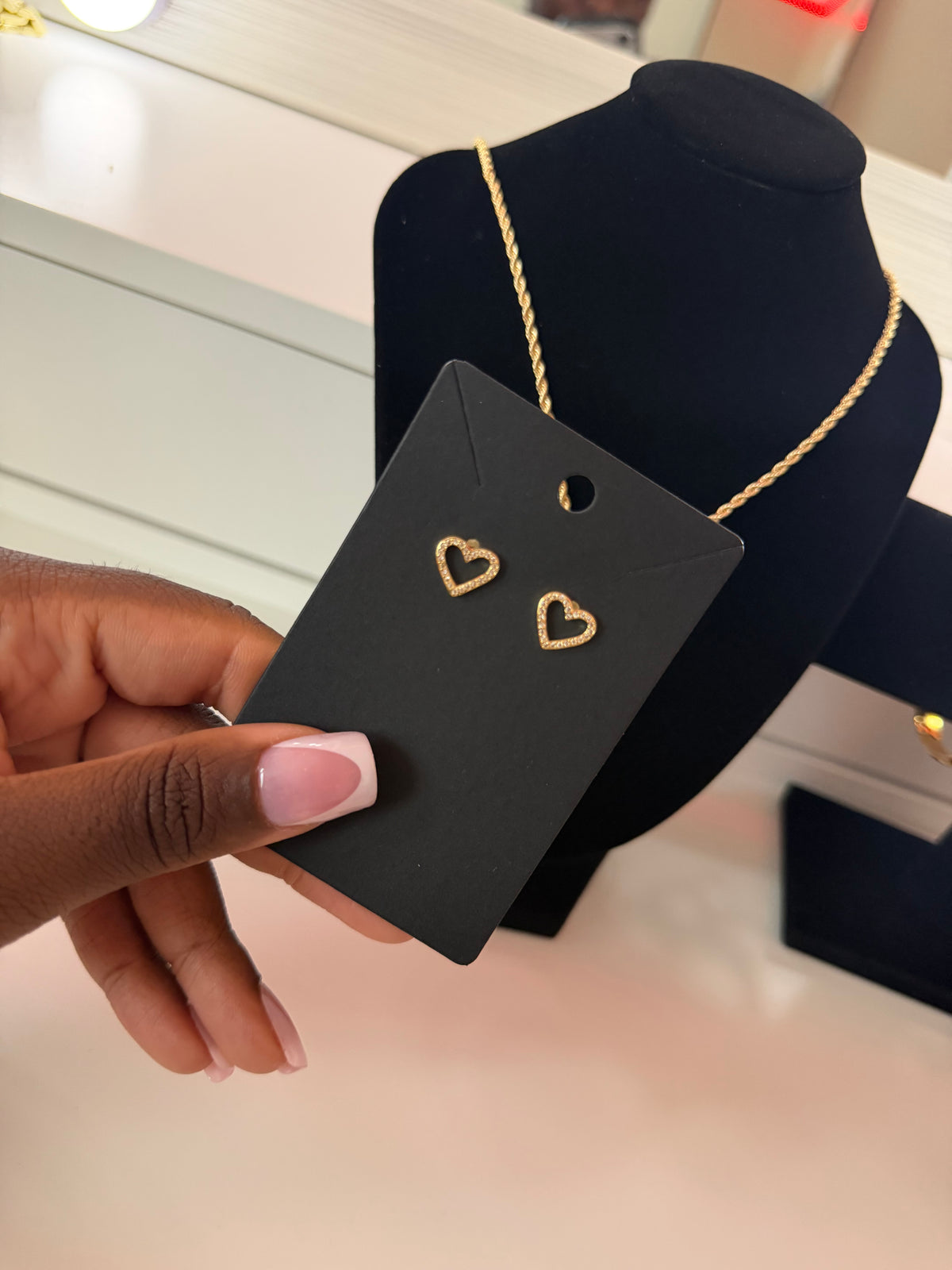 Open Heart Studs