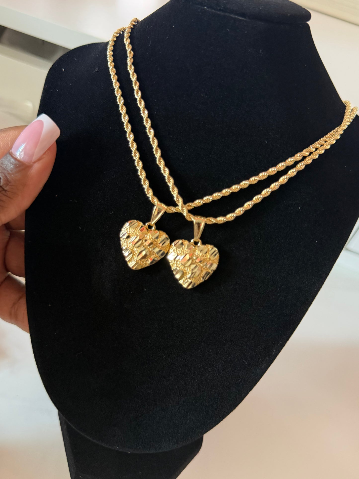 Heart Nugget Necklace