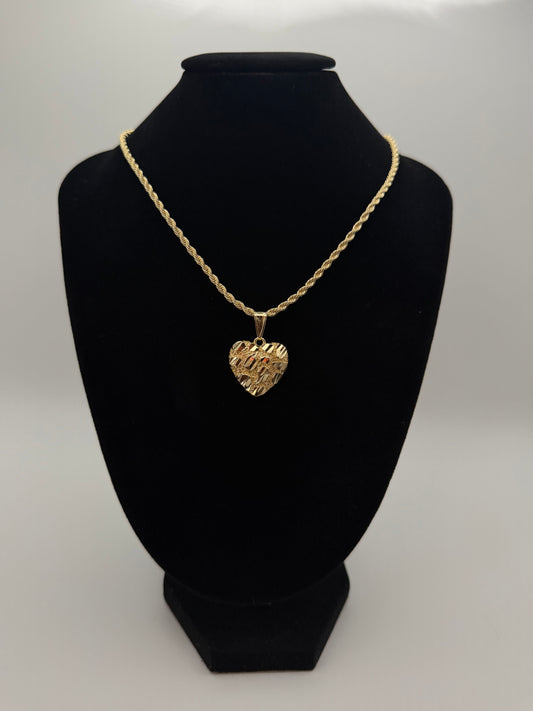 Heart Nugget Necklace